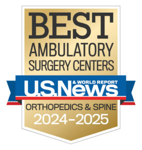 Best ambulatory surgery center award graphic.