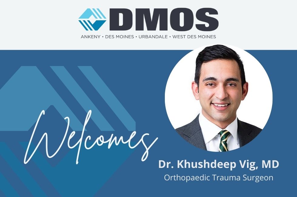 DMOS Announces Arrival of Dr. Khushdeep Vig, Trauma Surgeon